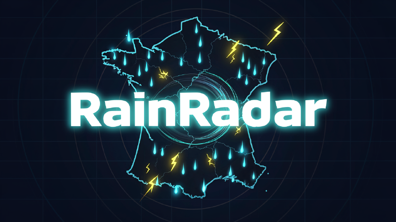 Featured image of post RainRadar : pluie et orages sur une seule carte, sans pub